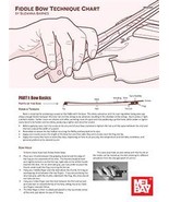 Fiddle Bow Technique Chart - $9.45 CAD