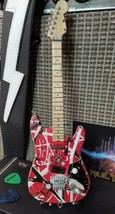 EDDIE VAN HALEN- Red/White &quot;Frankenstein&quot; 1:4 Scale Replica Guitar ~Licensed - £35.51 GBP