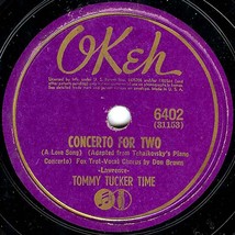 OKeh 78 #6402 - &quot;Jack &amp; Jill&quot; &amp; &quot;Concerto For Two&quot; - Tommy Tucker Time - £6.35 GBP