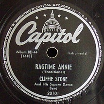 Capitol 78 #20101 - &quot;Ragtime Annie&quot; &amp; &quot;Golden Slippers&quot; - Cliffie Stone Band - £7.81 GBP