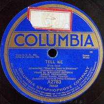 Columbia 78 #A2783 -  Synco Jazz Band &quot;Breeze&quot; &amp; Waldorf Astoria Orch. &quot;Tell Me&quot; - £7.07 GBP