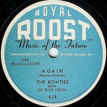 Royal Roost 78 #619 -  The Bowties &amp; Sid Bass &quot;This Must Be The Place&quot; &amp; &quot;Again&quot; - £7.89 GBP
