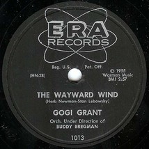 1955 Era 78 #1013 - Gogi Grant - &quot;The Wayward Wind&quot; &amp; &quot;No More Than Fore... - £6.29 GBP