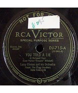 Victor 78 #DJ-715 - &quot;You Told A Lie&quot; &amp; &quot;Sicilian Tarantella&quot; - Larry Cli... - £9.59 GBP