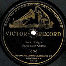 Victor 78 #606 - &quot;Rock Of Ages&quot; by Westminster Chimes - £7.07 GBP