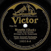 Victor 78 #18314 - &quot;Musette&quot; &amp; &quot;Chanson Triste&quot; - Pasternack - £8.56 GBP