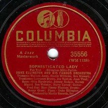 Columbia 78 #35556 - Duke Ellington - &quot;Stormy Weather&quot; &amp; &quot;Sophisticated Lady&quot; - £7.08 GBP