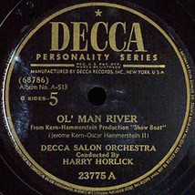 Decca 78 #23775 - Decca Salon Orch. - &quot;Ol&#39; Man River&quot; &amp; &quot;They Didn&#39;t Believe Me&quot; - £6.93 GBP
