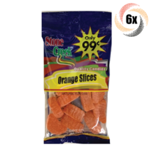 6x Bags Stone Creek Orange Flavored Slices Quality Chewy Candies | 4oz - £13.59 GBP
