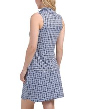NWT Ladies GOTTEX GEO TORI NAVY BLUE Sleeveless Mock Golf Tennis Shirt S M L XL image 2
