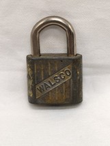 Vintage Walsco Made In U.S.A. Padlock 1 1/4&quot; - $21.77
