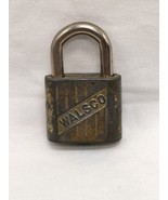 Vintage Walsco Made In U.S.A. Padlock 1 1/4&quot; - $29.86 CAD