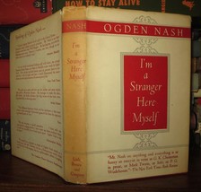 Nash, Ogden I&#39;m A Stranger Here Myself Vintage Copy - £37.52 GBP