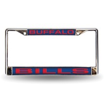 NFL Buffalo Bills Laser Chrome Acrylic License Plate Frame - £23.53 GBP