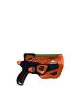 Nerf Zombie Strike Fuse Fire Vortex Disc Blaster Gun Orange Toy - £17.01 GBP
