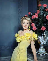 Alice Faye Beautiful Pose in Yellow Dress by Flowers 16x20 Canvas - £55.94 GBP