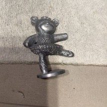 Spoontiques 1984 Pewter Teddy Bear Ballerina Model #863 - £3.88 GBP