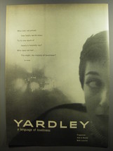 1953 Yardley Perfume Ad - Who hath not proved how feebly words essay - $18.49