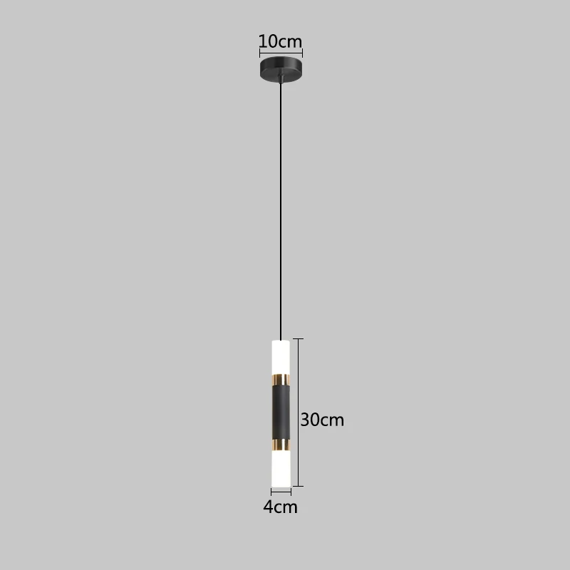  Art Long Cable Suspension Luminaire Design LED Pendant Lamp for side Li... - $212.62