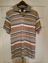 George S/CH 34-36 Jersey Stripe Polo Short Sleeve Shirt (NEW) - $14.80