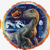 &quot;Jurassic World Fallen Kingdom 18&quot; Multicolor Dinosaur Balloon&quot; - £16.84 GBP