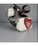 KARL LAGERFELD Valentine Heart CROSSBODY With Detachable Zip Pouch NWT - $138.29 CAD
