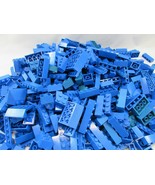 LEGO Lot Blue 1 3/4 LBS Legos Pieces Blocks 33510 - £35.82 GBP