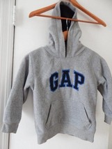 Gre  Boy's Kids GAP Kids Fleece Kangaroo Pocket Hoodie Jacket Size 4- 5 XS EUC - $2.97