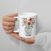 Happiness Is Being A Gaga Flower Mug, For Mother&#39;s Day Gift Form Granddaughter,  - £14.00 GBP+