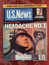 U S NEWS World Report Magazine November 23 1992 Clinton Health Care - £11.33 GBP