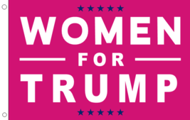 Women For Trump Make America Us 12x18 2x3 3x5 150D Nylon Flag Protect Elect Pres - £15.08 GBP