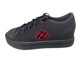 Heelys Youth Sneaker HE100939 Classic X2 Skate Shoe Black Red  Size 2 - $59.40