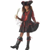California Costume - Cap&#39;n Cutie - Kids Pirate Costume - Large(10-12) -Res/Black - £22.72 GBP