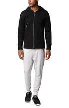 MEN&#39;S GUYS MODERN AMUSEMENT FULL ZIP TOGGLE HOODIE BLACK  NEW $60  - £35.30 GBP