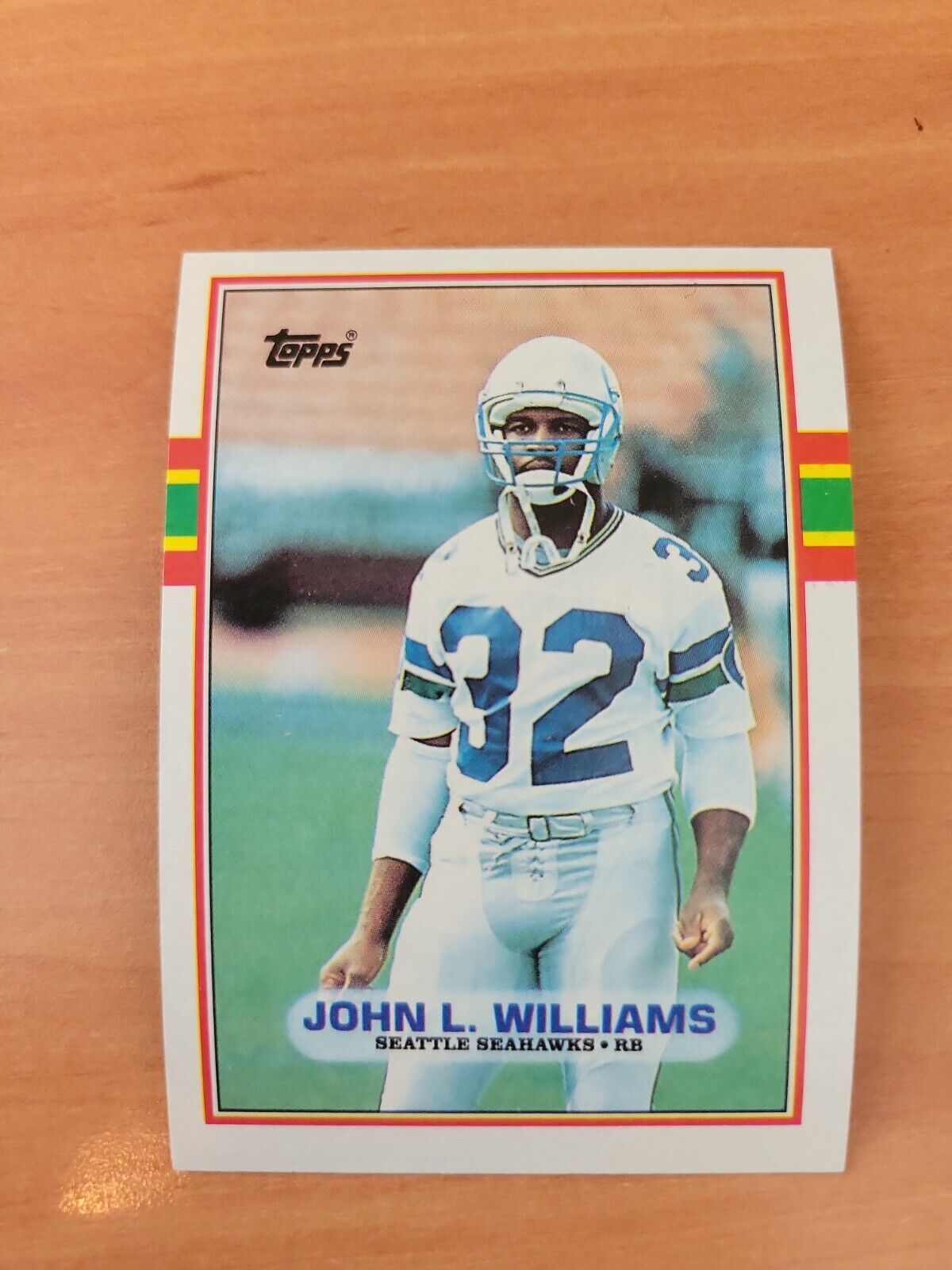1989 Topps #190 John L. Williams - Seattle Seahawks - NFL - Fresh pull - £1.42 GBP