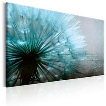 Tiptophomedecor Stretched Canvas Floral Art - Blue Gentleness - Stretched &amp; Fram - £79.74 GBP+