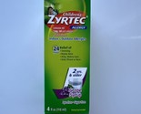 Zyrtec Children&#39;s 24 Hour Indoor&amp;Outdoor Allergy Relief Grape 4 oz Exp 1... - £8.56 GBP