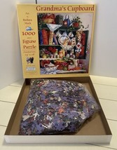 Grandmas Cupboard 1000 Piece Jigsaw Puzzle Sunsout USA by Barbara Mock - £14.51 GBP
