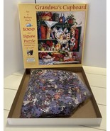Grandmas Cupboard 1000 Piece Jigsaw Puzzle Sunsout USA by Barbara Mock - £14.30 GBP