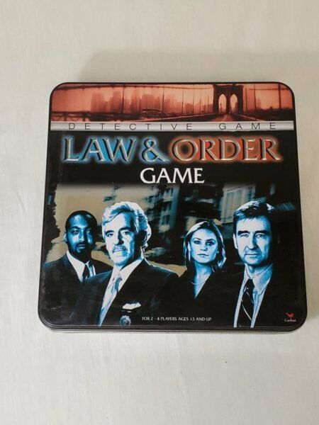 Primary image for ORIGINAL Vintage NBC Law & Order Detective Board Game by Cardinal