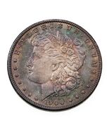 1900 Plateado Morgan Dólar En Bu Estado, Excelente Ojo Appeal, Bonito To... - $419.73