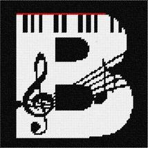 Pepita Needlepoint Canvas: Letter B Music, 7&quot; x 7&quot; - £39.91 GBP+