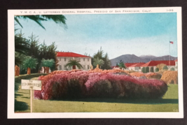 Letterman General Hospital YMCA San Francisco California CA UNP Postcard c1920s - £7.72 GBP