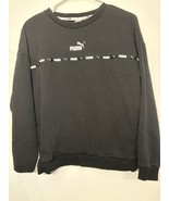 Puma Black Crewneck Sweatshirt Casual Pullover Women’s Size S - $170.87 MXN
