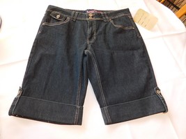 Angels Jeans Jeanswear Women&#39;s Ladies Bermuda Shorts Denim Blue Size 16W NWT - £18.39 GBP