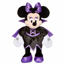 Minnie Mouse Vampire Costume Plush Collection Purple Black Stuffed Rare ... - £26.06 GBP