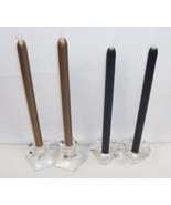 Forever Candles ~ Refillable Tapered Pillars, Set of 2 ~ Choice of Green... - $15.02 CAD