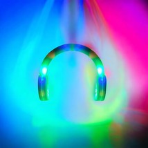 LED Foam Lights Light Up Headphones Party Accesory 3 - £38.93 GBP
