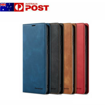 Samsung Galaxy S20 FE Note 20 Ultra10+ 5G A20 Case Magnetic Leather Wallet Cover - £42.09 GBP