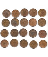 Scarce Unc Roll (20) Large Australia 1961 Half Penny&#39;s~Kangaroo~Free Shi... - £101.82 GBP